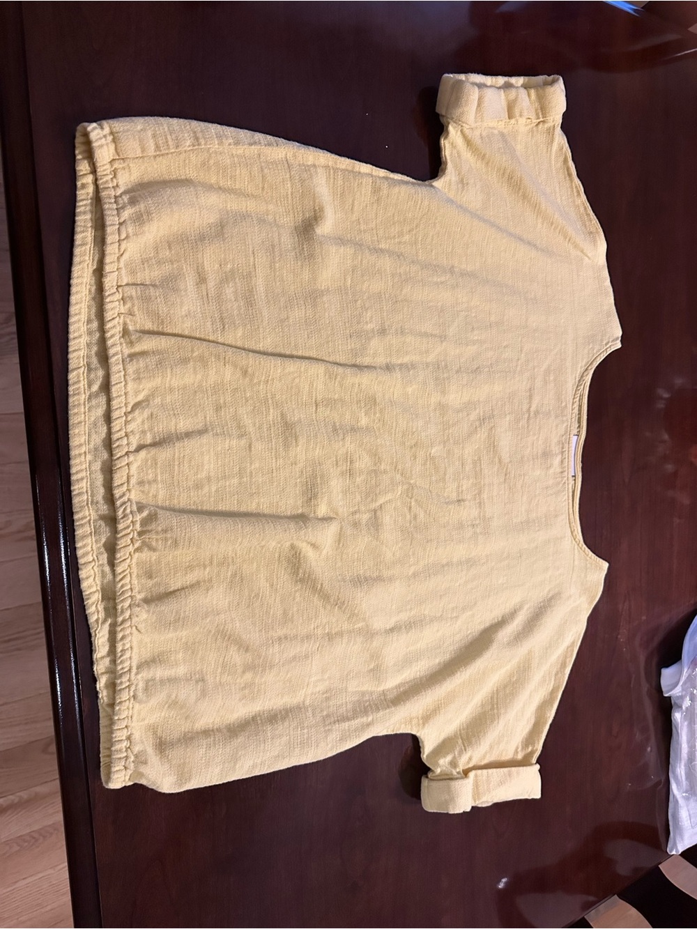 Liz Claiborne Soft Lemon Yellow Kids Short Sleeve Top